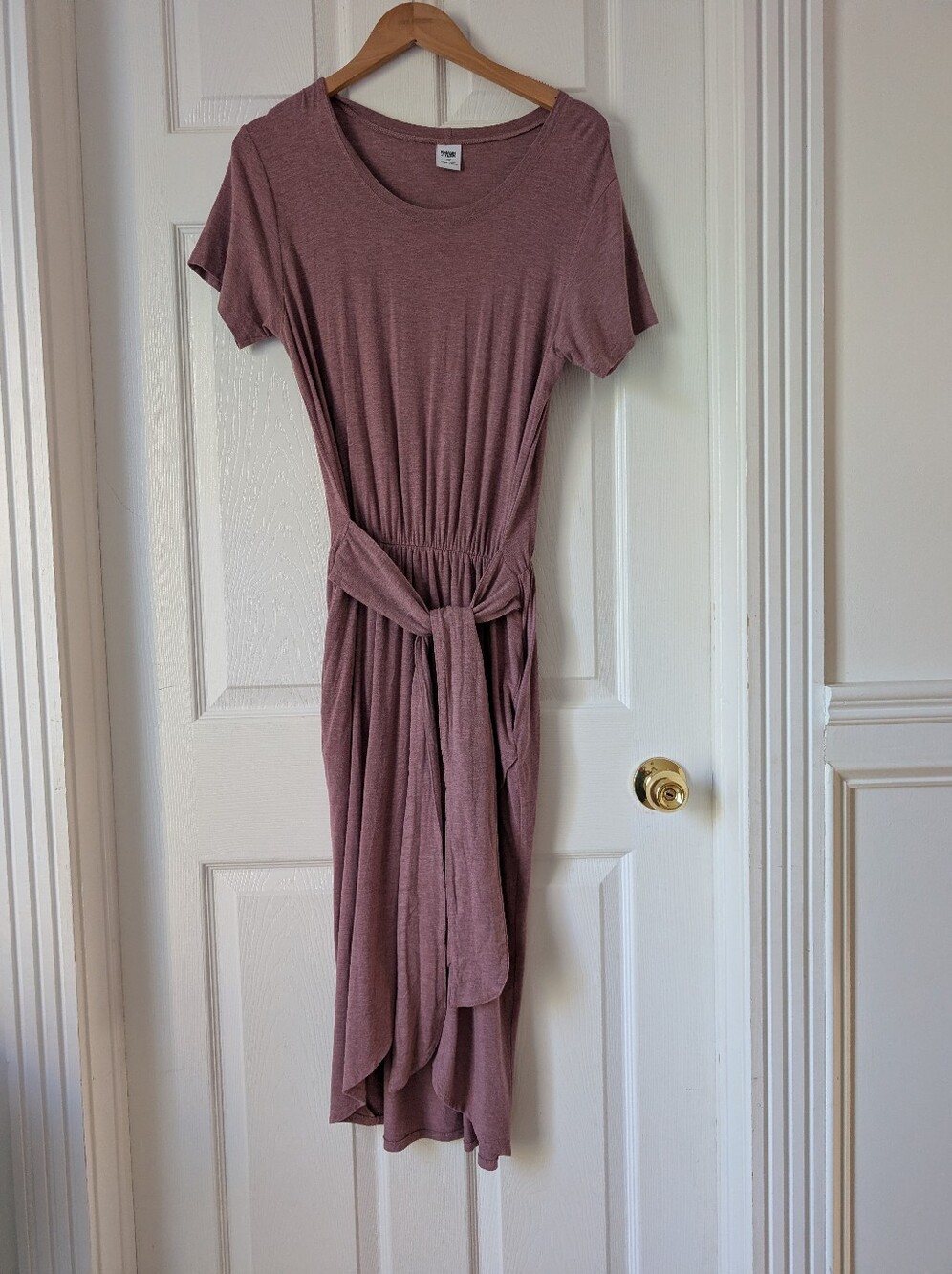 Smash + Tess Dusty Mauve Rebecca Wrap Midi Dress